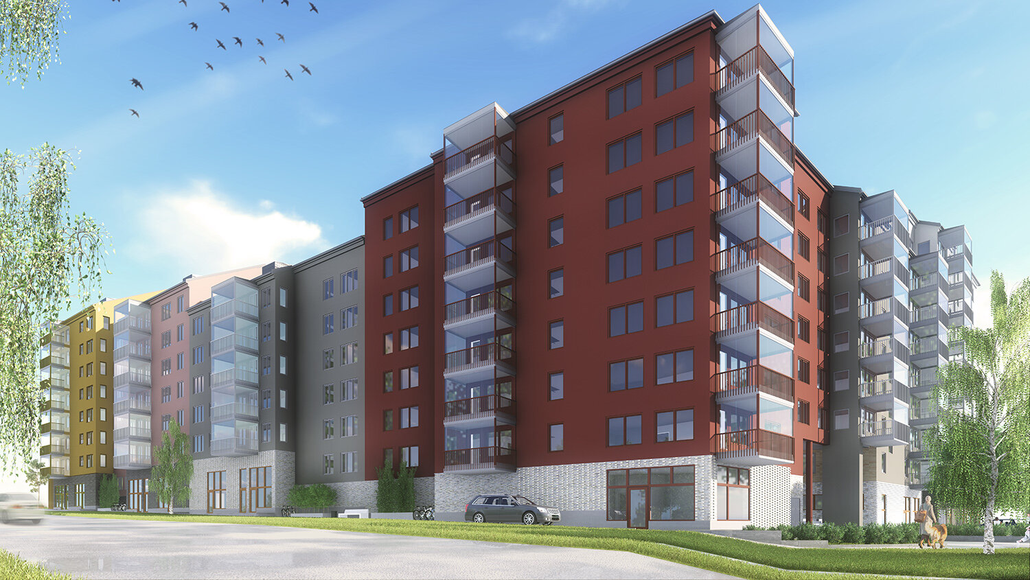 Modernt och sjönära boende - Bostads AB Mimer